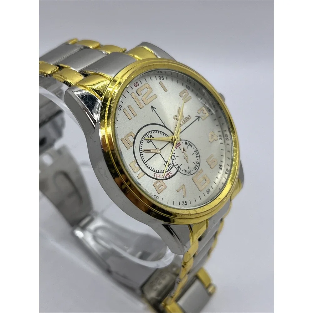 Orlando Men's Quartz Watch Two‎ Tone 6.75
